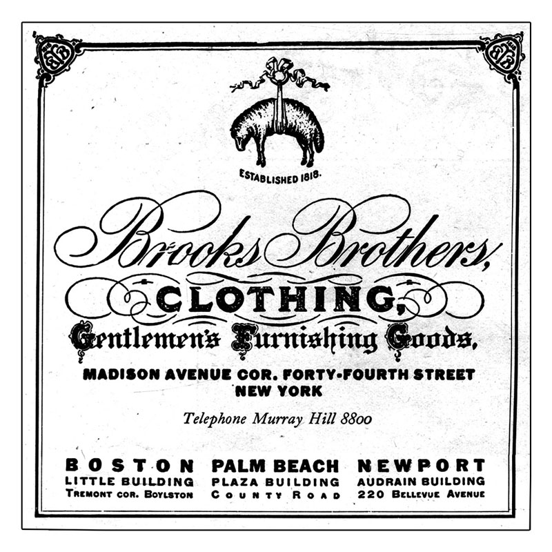 #2485 - Brooks Brothers - Writing/Man